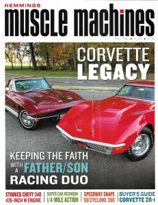 HEMMINGS MUSCLE MACHINES 2022 APR - 65 STING RAY, 66 VETTE L79&70 LT1, CYCLONE